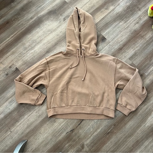 Abercrombie & Fitch High Low Crop Hoodie - Picture 10 of 14